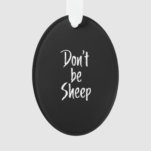 Ne pas être des moutons | Citations d'Humour à pro (devant)