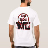 Ne pas faire de profil - Tshirt (Dos)