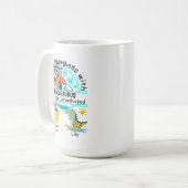 Ne pas gâcher avec dadasaurus tasse de café d'été (Devant gauche)