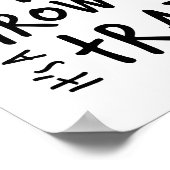 Ne pas grandir C'est un piège affiche (Coin)