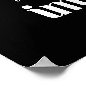 Ne pas haïr 24,95 $ Poster de mur d'art graphique (Coin)