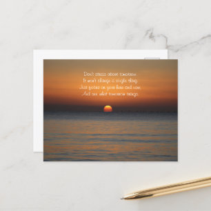 Ne pas insister sur la carte postale Motivational
