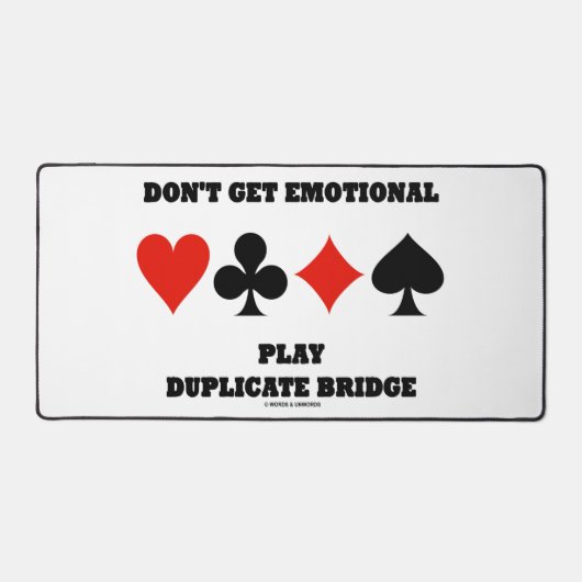 Ne pas obtenir Emotional Play Duplicate Bridge (Recto)