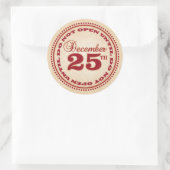 Ne pas ouvrir avant Stickers de Noël (Sac)