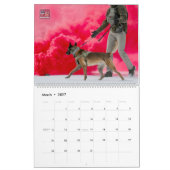 "NE PAS PET" - Calendrier des chiens de travail mi (Mar 2027)