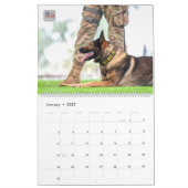 "NE PAS PET" - Calendrier des chiens de travail mi (Jan 2027)