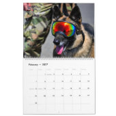 "NE PAS PET" - Calendrier des chiens de travail mi (Feb 2027)