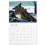 "NE PAS PET" - Calendrier des chiens de travail mi (Mar 2027)