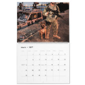 "NE PAS PET" - Calendrier des chiens de travail mi (Mar 2027)