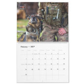 "NE PAS PET" - Calendrier des chiens de travail mi (Feb 2027)