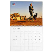 "NE PAS PET" - Calendrier des chiens de travail mi (Mar 2027)