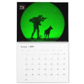 "NE PAS PET" - Calendrier des chiens de travail mi (Jan 2027)