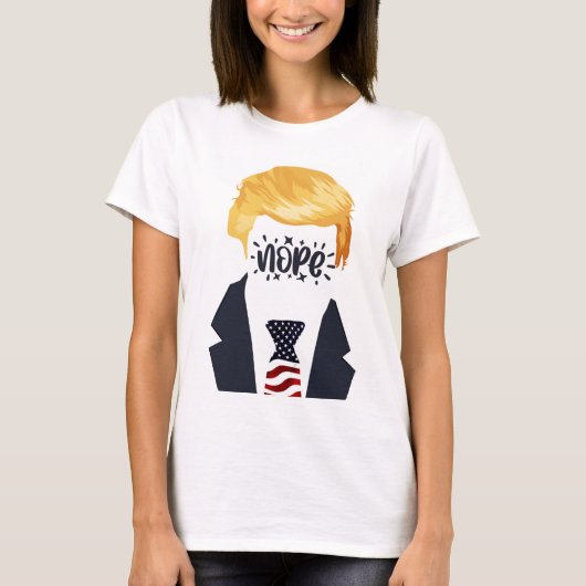 Ne pas plus drôle t-shirt Trump (Devant)