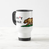Ne pas prendre l'ours California Travel Mug (Devant gauche)