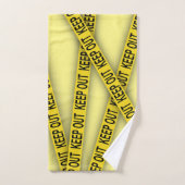 Ne pas rester à l'écart ne pas traverser la bande  (Serviette à main)