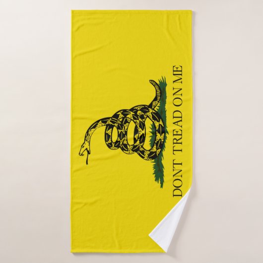 Ne pas taper sur le drapeau de Me Gadsden (Serviette de bain)