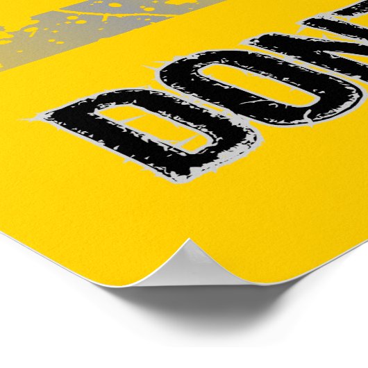 Ne pas taper sur mon affiche (Coin)