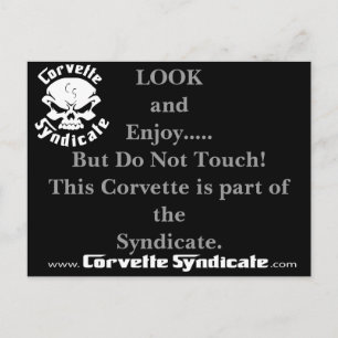 Ne pas toucher carte postale