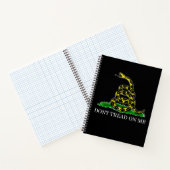 Ne Pas Tourner Sur Moi Drapeau Drapeau Carnet Spir (Intérieur)