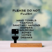 Ne pas vider la salle de bain drôle (Neutre)