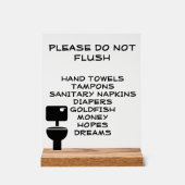 Ne pas vider la salle de bain drôle (Recto)