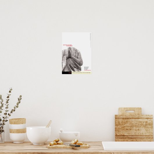 Ne perdez pas votre affiche (Cuisine)