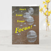 Ne perdez pas votre carte Focus (Fleur jaune)