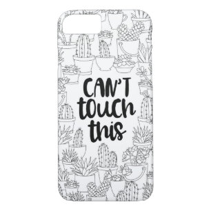 "Ne peut pas toucher ce" coque iphone de