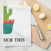 Ne peut pas toucher cette serviette de cuisine Cac (Quart Plié)
