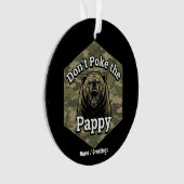 Ne Piquez Pas Papy Ours Brun Drôle et Robustre (devant)