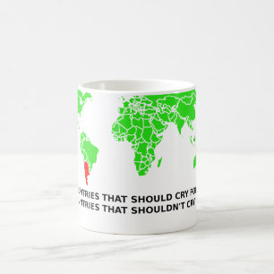 Ne pleure pas pour moi Argentine Mug drôle