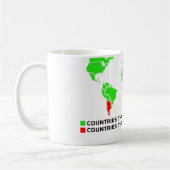 Ne pleure pas pour moi Argentine Mug drôle (Gauche)