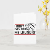 Ne Plier même pas Lave-linge Funny Cartes Poker Jo (Fleur jaune)