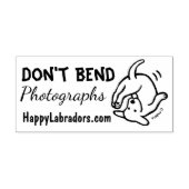 Ne pliez pas le tampon en caoutchouc du Labrador (Impression)