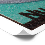 Ne polluez pas l'eau - Impression sur boite d'allu (Coin)