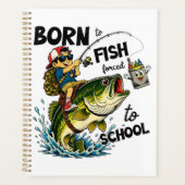 Né pour aller à la pêche forcé d'aller à l'école (Devant)
