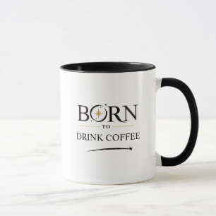 Né pour boire du café - Personnalisation de mug