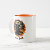 Né pour Burn Witch Halloween Mug (Devant gauche)