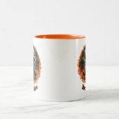 Né pour Burn Witch Halloween Mug (Centre)