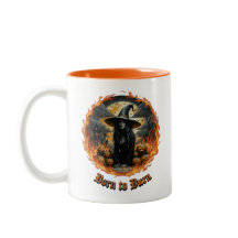 Né pour Burn Witch Halloween Mug