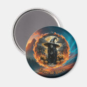 Né pour Burn Witch & Jack Gothic Fridge Magnet (Recto/Verso)