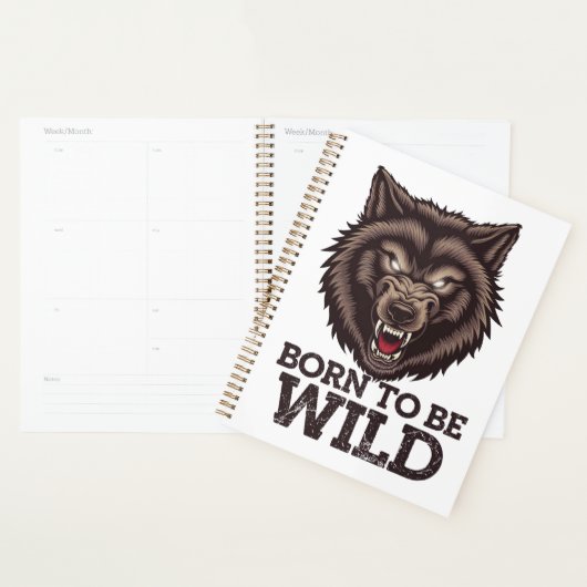 Né pour être loup sauvage : Esprit Alpha non dompt (Devant avec enveloppe)