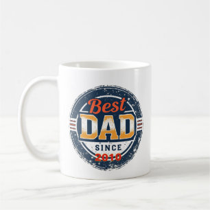Né pour être papa - Mug de l'année personnalisée