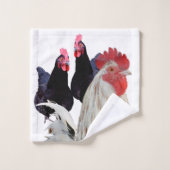 Né Pour Être Poulets, Serviette De Bain (Gant de toilette)