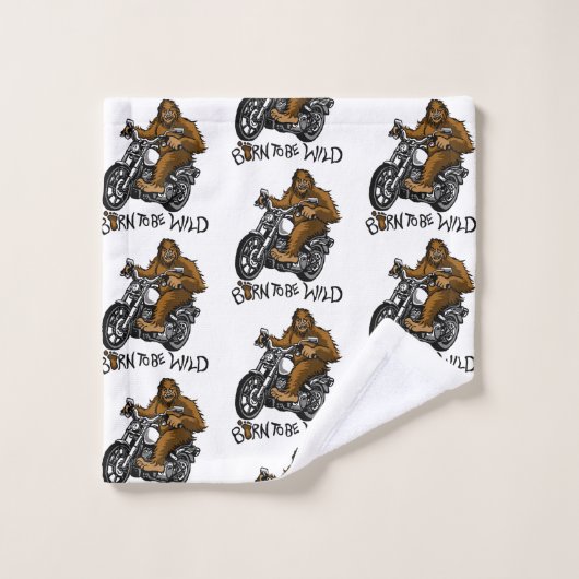 Né pour être sauvage (Gant de toilette)