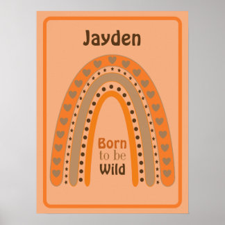 Né pour être sauvage avec le nom Poster