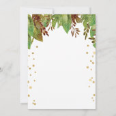 Né pour être sauvage Jungle Baby shower Invitation (Dos)