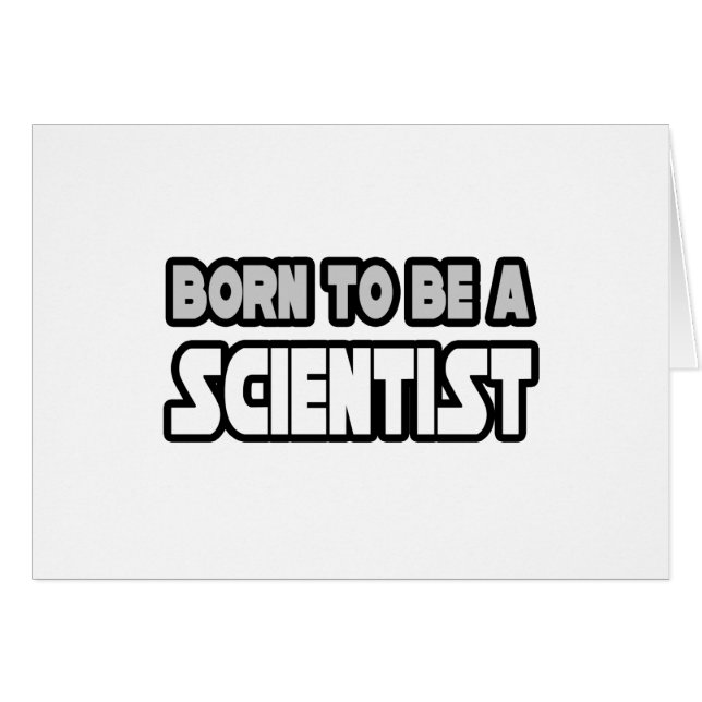 Né Pour Être Scientifique (Devant horizontal)