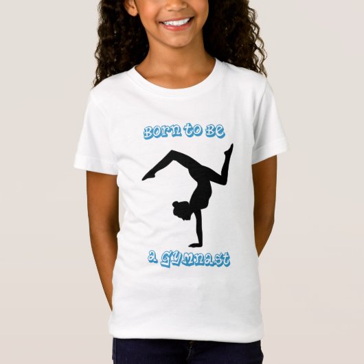 Né pour être un Gymnaste - T-shirt Gymnastique (Devant)