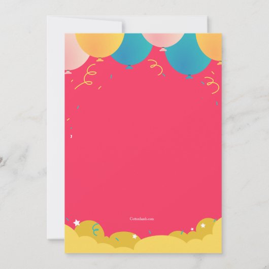 Né Pour Être Une Invitation Fabuleuse (Dos)